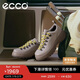 愛(ài)步（ECCO）冬季新款街頭潮流厚底增高休閑鞋女 蹤跡220713 巖石灰38