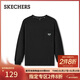斯凱奇（Skechers）新年禮物2025春冬季男女同款圓領(lǐng)時(shí)尚潮流百搭運動(dòng)打底衫L325U033