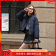 三彩2025冬季新款90白鴨絨羽絨服保暖時(shí)尚棒球服休閑外套M 藏青色 M 160/84A