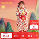 巴拉巴拉兒童寶寶連體衣新生嬰兒衣服羽絨拜年服2025新年春裝209125120201