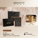 地心引力 GRAVITY100種水晶石頭擺件天然礦石標本玄關(guān)裝飾工藝品高級感生日禮物 星空黑-榛果胡桃 |A4經(jīng)典款100