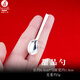 銀典工坊 9999足銀勺子古法磨砂銀甜品勺咖啡攪拌勺小勺子 甜品勺重約5g/證書(shū)+紅盒包裝