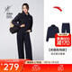 安踏遛彎套裝丨關(guān)曉彤同款兩件套女慵懶風(fēng)休閑外套上衣寬松闊腿褲