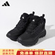 阿迪達斯（adidas）阿迪達斯加絨男鞋2025冬季新款高幫保暖戶(hù)外徒步鞋耐磨防滑運動(dòng)鞋 黑色JS3429【加絨保暖】 41