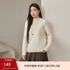 纖莉秀大碼女裝簡(jiǎn)約氣質(zhì)純色百搭顯瘦半高領(lǐng)毛衣胖mm2025冬裝新款3629 杏色 XL
