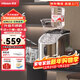 惠康（HICON）制冰機家用商用擺攤全自動(dòng)冰塊機30/35kg大容量酒吧冰塊奶茶店全自動(dòng)制冰機方塊制冰器 2025新款升級不銹鋼【手動(dòng)+倒扣桶】產(chǎn)20kg