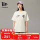NEW ERA紐亦華MLB短袖T恤男女情侶秋季運動(dòng)NY白色休閑重磅上衣13559698-L