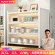 佳幫手廚房置物架落地多層收納柜子多功能鍋碗柜微波爐櫥物柜置物柜4層