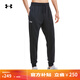 安德瑪（Under Armour）Rival男子抓絨訓練運動(dòng)束腳長(cháng)褲1379774 黑色001 2XL