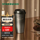 星巴克（Starbucks）流金款推蓋不銹鋼桌面杯430ml保溫保冷水杯圣誕禮物