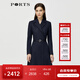 PORTS寶姿秋冬新品女裝長(cháng)袖中長(cháng)連衣裙ALM9N013LCF030 丈青-1 XXS (0)