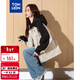 唐獅（TonLion）2025秋女連帽袖子拼接工裝外套