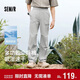 森馬（Semir）休閑褲男涼感吸濕速干傘兵褲25夏寬松工裝褲運動(dòng)褲子109325127109