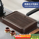 不拙黑檀木茶盤(pán)小型家用實(shí)木儲水式小茶臺茶具托盤(pán)大盛水茶盤(pán)40*28