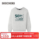 斯凱奇（Skechers）新年禮物中性冬季加絨保溫套頭衛衣L325U040