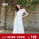 森馬（Semir）連衣裙女白月光氣質(zhì)溫柔夏季2025蝴蝶結優(yōu)雅U領(lǐng)長(cháng)裙109325114004