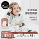 nest designs嬰兒睡袋嬰幼兒輕芯薄夾棉厚夾棉兒童分腿男女童秋冬寶寶防踢被 初雪-薄夾棉（建議室溫18-20度） 100碼（建議身高90-100cm）