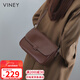viney牛皮斜挎品牌包包女包大容量單肩郵差包生日情人節禮物送女友老婆
