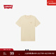 Levi's李維斯25年新款男士LOGO休閑簡(jiǎn)約純棉寬松圓領(lǐng)短袖T恤 木灰白 004IR-0002 L
