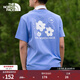 北面（The North Face）短袖T恤男純棉戶(hù)外半袖25夏季新品男女同款|8EYB 0YI/藍色 M /170