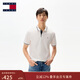 TOMMY JEANS【鑲邊翻領(lǐng)】春夏男裝純棉珠地網(wǎng)眼美式潮流短袖T恤POLO衫