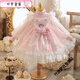 葉余兒童蕾絲美樂(lè )蒂裙子女童洛麗塔公主裙小女孩針織裙加厚秋冬連衣裙 主圖款 100 cm