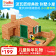 Teifoc德國進(jìn)口泥瓦匠蓋房子玩具建筑師別墅小屋堆砌磚塊積木搭建玩具 貝多芬別墅3合1