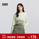 森馬（Semir）[商場(chǎng)同款]長(cháng)袖T恤女短款上衣背心2025春寬松兩件套102125101001