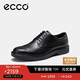 愛(ài)步（ECCO）商務(wù)皮鞋男 通勤正裝鞋德比鞋 都市倫敦系列525614 黑色43