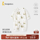 童泰（TONGTAI）嬰兒連體衣春秋季純棉寶寶長(cháng)袖哈衣兒童家居服內衣爬服綠色73cm