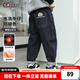 小象漢姆童裝男童加絨牛仔褲兒童一體絨褲子冬裝中大童韓版長(cháng)褲 深藍色加絨款 160 cm