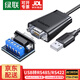 綠聯(lián)USB轉RS485/RS422轉換器 USB轉485 九針串口 485轉USB 電腦com口通信線(xiàn)轉接線(xiàn) 工業(yè)級FT232芯片 【USB轉RS485丨RS422串口線(xiàn)】0.5米