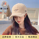 蒙口比鄰新款羊羔毛帽子女士秋冬季時(shí)尚百搭毛絨鴨舌帽加厚保暖棉帽棒球帽 米色 均碼 成人均碼可調節