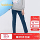 巴拉巴拉女童牛仔褲2025春裝兒童小腳褲子中大童時(shí)尚繡花長(cháng)褲209125108005