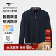 七匹狼長(cháng)袖T恤男士翻領(lǐng)抗菌恒溫固色多彩小狼標商務(wù)休閑透氣POLO上衣