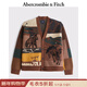 Abercrombie & Fitch【李現同款】男裝25秋冬美式復古針織開(kāi)衫毛衣外套120-5255 棕褐色 S (175/92A)