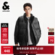 杰克·瓊斯（JACK&JONES）男裝秋冬季節馬甲背心寬松立領(lǐng)拉鏈摁扣字母時(shí)尚休閑225434011 E40黑色 M （175）