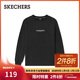 斯凱奇（Skechers）新年禮物長(cháng)袖秋冬男女同款柔軟舒適寬松休閑透氣百搭時(shí)尚L325U095