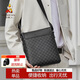 稻草人男士單肩包斜挎包老花紋印花日字包輕便通勤手機男包生日禮物