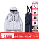 phenix菲尼克斯SKI系列 男士加厚滑雪衣褲背帶戶(hù)外防寒防風(fēng)滑雪服套裝 白色 M