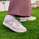 耐克女子透氣平底運動(dòng)鞋春季膠底低幫板鞋NIKE DUNK LOW IM6572 103白/微粒玫瑰紅/白 37.5