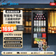 美的（Midea）【冰吧8年五星好店】美的140升冰吧家用冰柜透明玻璃門(mén)冰箱一級能效節能客廳冷藏保鮮立式展示冷柜 新品 140L 【冷藏丨曜石黑】JC-140GEM