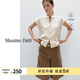 Massimo Dutti折扣升級2026女裝新中式簡(jiǎn)約百搭風(fēng)無(wú)領(lǐng)背心上衣05123724 米白色 XS (165/84A)