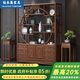 裕來(lái)巢博古架實(shí)木新中式客廳隔斷仿古多寶閣茶室置物架組合茶貨架展示架 1.5米多寶閣(150*30*196)