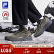 斐樂(lè )（FILA）官方男鞋加絨跑步鞋探險家3代中幫厚底休閑運動(dòng)鞋 香根草綠-VT 40