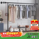 楠葉 晾衣架落地 陽(yáng)臺衣架  多功能衣架 簡(jiǎn)易衣架桿 臥室掛衣架DGZ-8