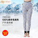 莫代爾保暖褲女560g特厚女士羊毛褲加絨加厚打底褲高腰大碼東北防寒絨褲