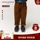 Teenie Weenie Kids小熊童裝25年新款秋冬男女寶寶時(shí)尚燈芯絨長(cháng)褲 米色 110 cm