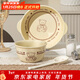 佩爾森卡通可愛(ài)3件套幸運熊陶瓷餐具家用一人食釉下彩碗盤(pán)餐具整套