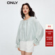 ONLY時(shí)尚百搭寬松圓領(lǐng)蝙蝠袖短款外套女|123336007 A54 水族玻璃 170/88A/L